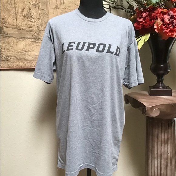 LEUPOLD gray tee, Xlg - Picture 1 of 5